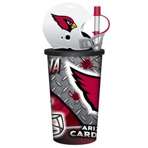 NFL Arizona Cardinals 32oz. Helmet Cup w/Straw